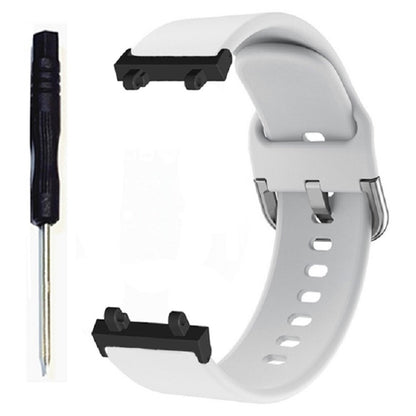 Mega fed Amazfit T-Rex 2 Silikone Rem - Hvid#serie_2