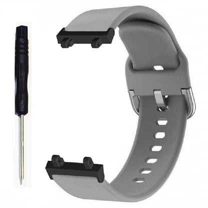 Mega fed Amazfit T-Rex 2 Silikone Rem - Sølv#serie_8