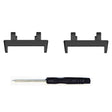 1 Par de conectores de acero inoxidable para Amazfit T-Rex 2