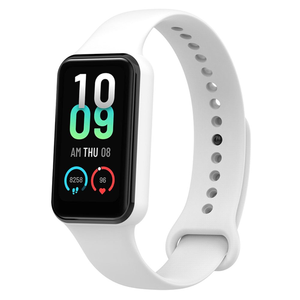 Vildt rart Amazfit Band 7 Plastik Rem - Hvid#serie_6