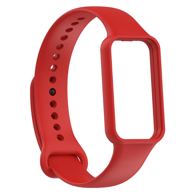 Vildt rart Amazfit Band 7 Plastik Rem - Rød#serie_8