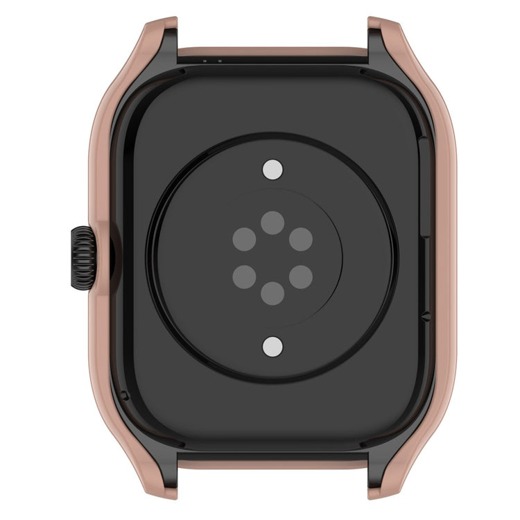 Rigtigt Flot Amazfit GTS 4 Cover med Skærmbeskytter i Plastik og Hærdet Glas - Pink#serie_5