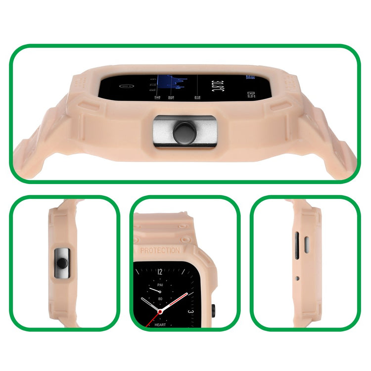 Super pænt Universal Amazfit Silikone Rem - Pink#serie_1