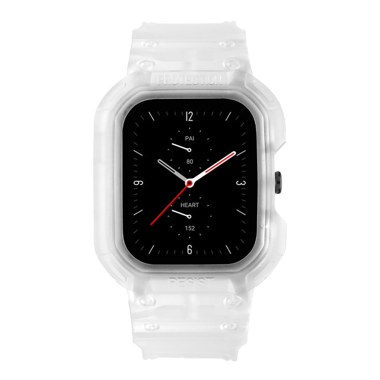 Super pænt Universal Amazfit Silikone Rem - Gennemsigtig#serie_4