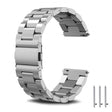 Correa de reloj de acero inoxidable Fossil Q Marshal Gen 2 / Explorist HR (Gen 4) / Explorist (Gen 3) 