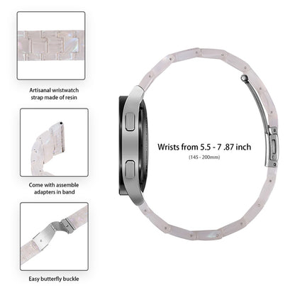 Meget holdbart Universal Fossil  Urrem - Hvid#serie_1