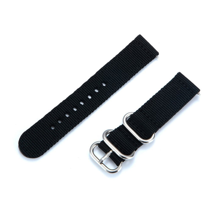 Mega cool Universal Ticwatch Nylon Rem - Sort#serie_1