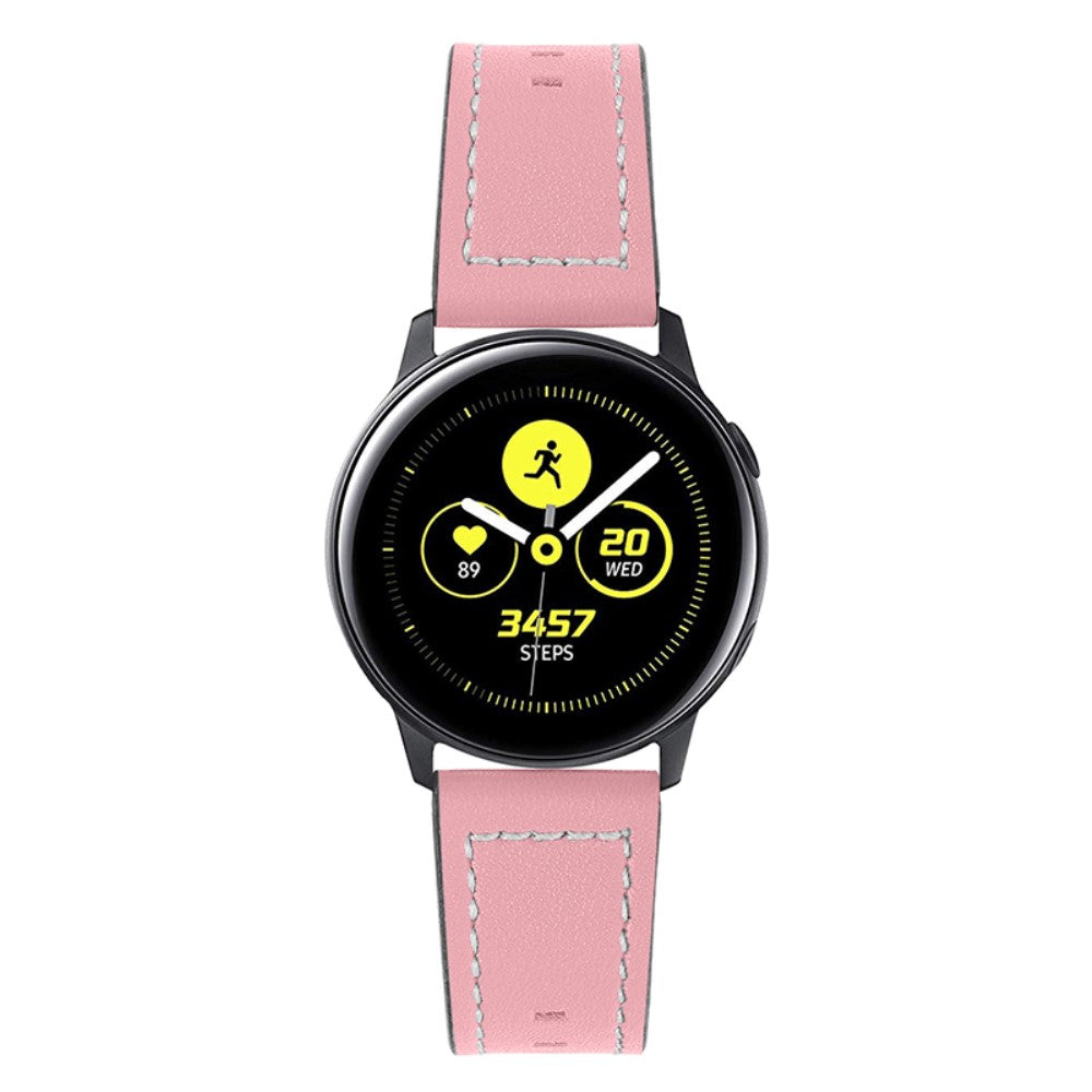 Mega smuk Universal Ticwatch Ægte læder Rem - Pink#serie_3