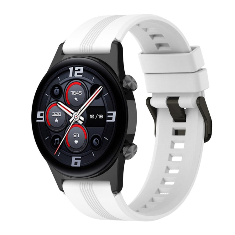 Super kønt Honor Watch GS 3 Silikone Rem - Hvid#serie_1