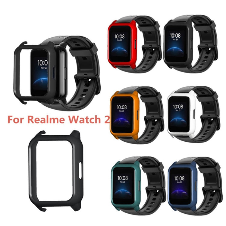 Realme Watch 2 Enkel Plastik Bumper  - Sort#serie_3