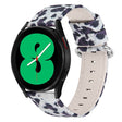 Haylou Solar LS05 / Xiaomi Mi Watch Color correa de reloj de piel auténtica con textura de leopardo 