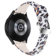 Haylou Solar LS05 / Xiaomi Mi Watch Color correa de reloj de piel auténtica con textura de leopardo 